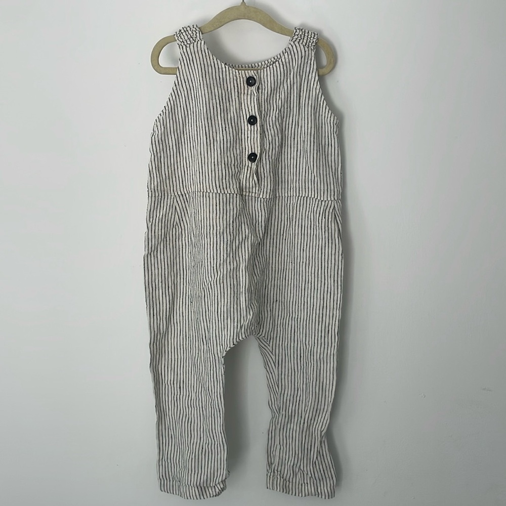 OFFON euro designer kids stripe pant playsuit sleeveless size 3-4 years